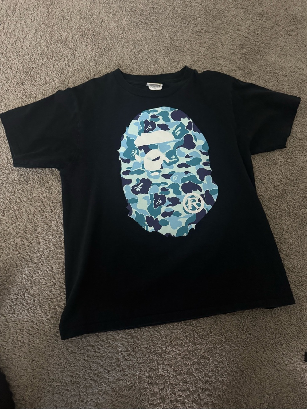 Blue Multicolor Bape Tee